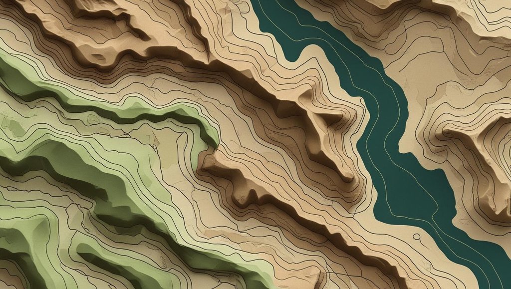 Topographic pattern.