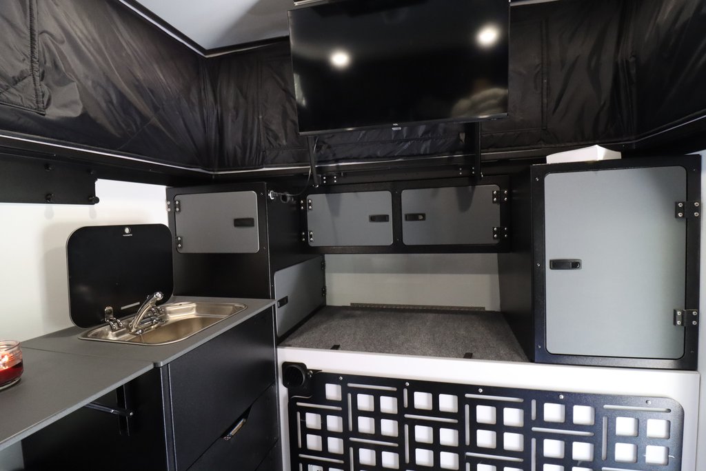 Front interior storage in TetonX.